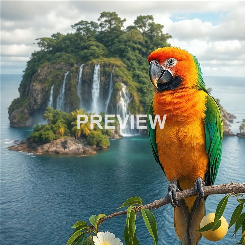 an-island-with-a-waterfall-and-a-rare-colorful-bird-s (64)_250320195802_Filename Text 2_00999_Filename Text 3_result